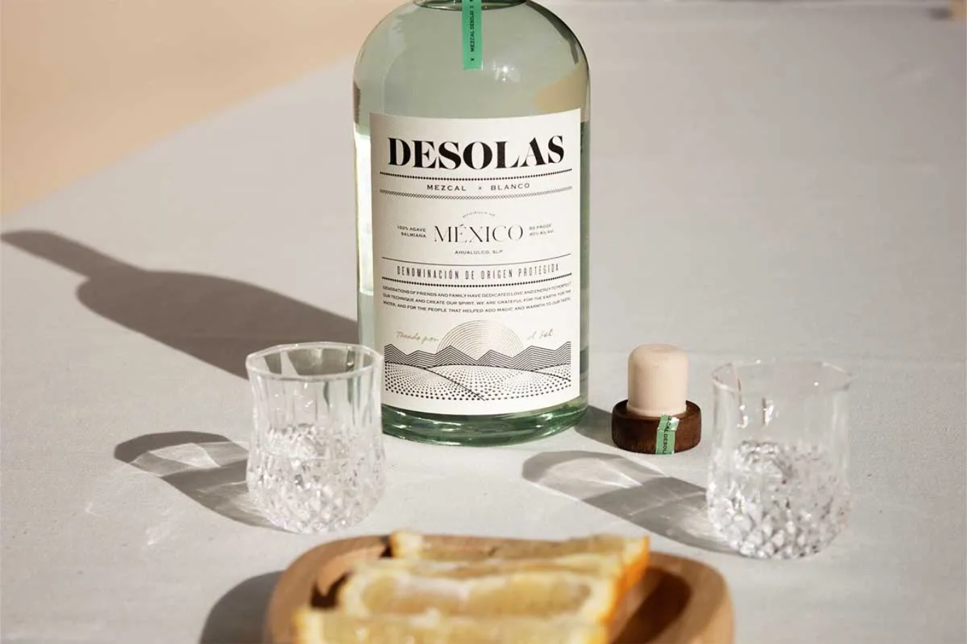 Desolas, Mezcal Blanco (Ahualulco, Mexico) 750ml