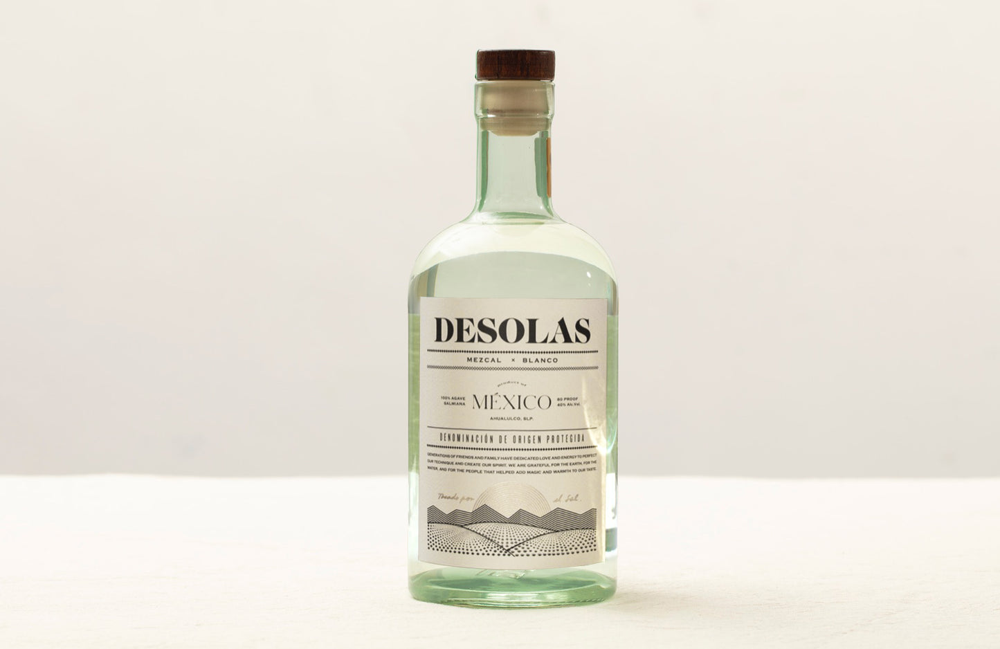 Desolas, Mezcal Blanco (Ahualulco, Mexico) 750ml